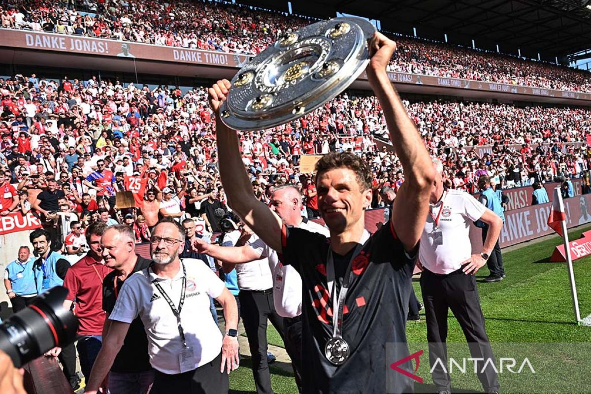 Bayern perpanjang rekor juara berturut-turut di lima liga top Eropa