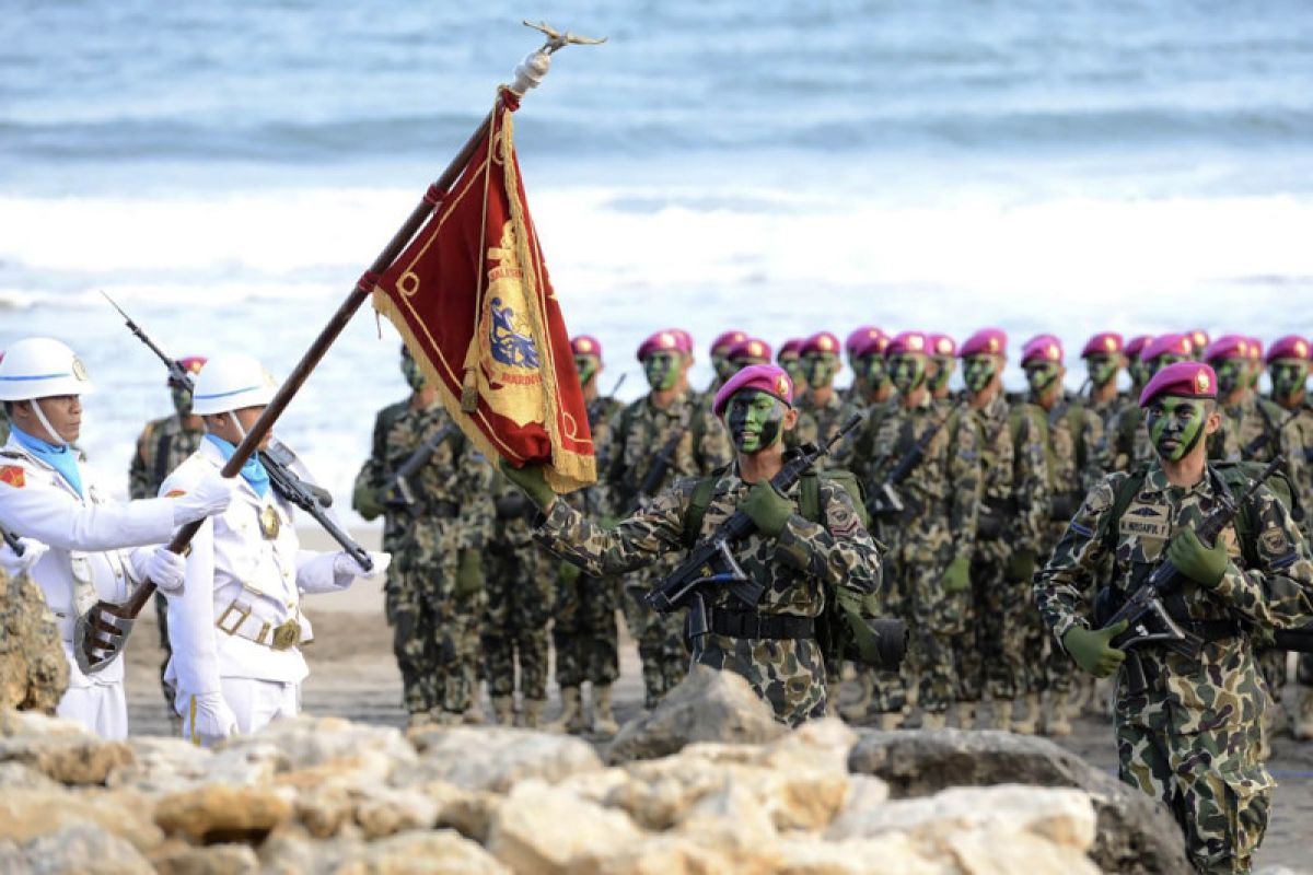 Sebanyak 462 prajurit muda sandang baret ungu