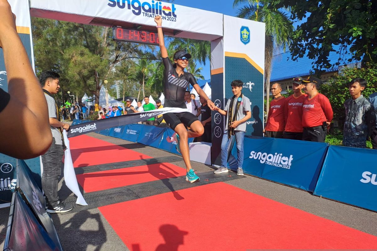 Sungailiat Triathlon 2023 langkah pariwisata Babel mendunia