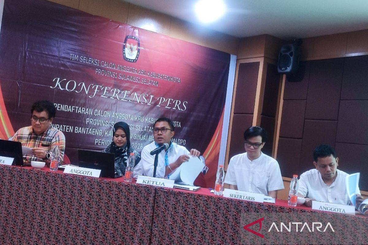 Pendaftar calon anggota KPU Sinjai, Bantaeng dan Palopo terpenuhi