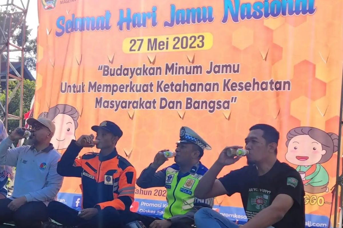 Dinkes Magetan ajak warga budayakan minum jamu