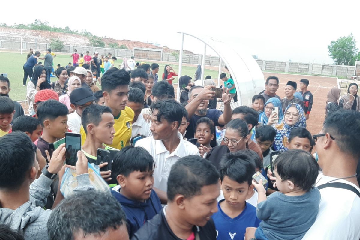 Ramadhan Sananta motivasi atlet muda di Kepri