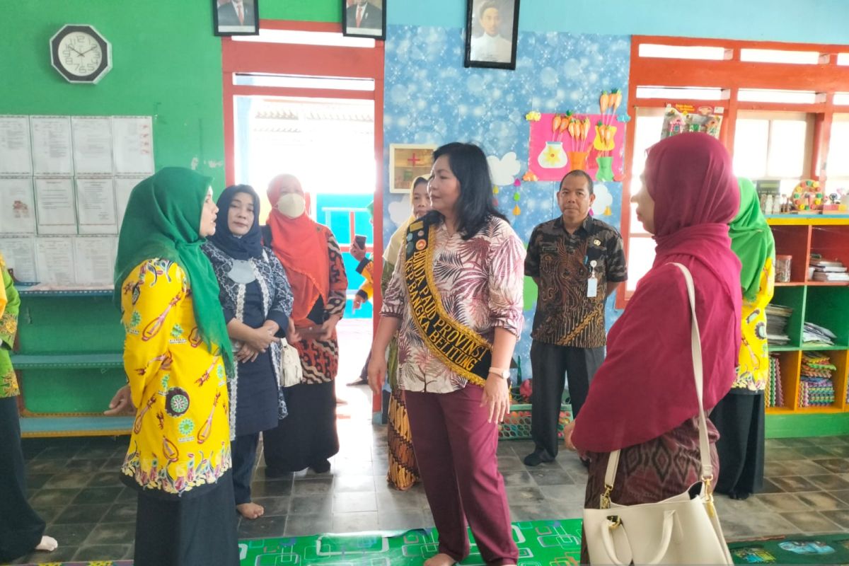Bunda PAUD Babel kunjungi 4 lembaga PAUD di Kabupaten Bangka