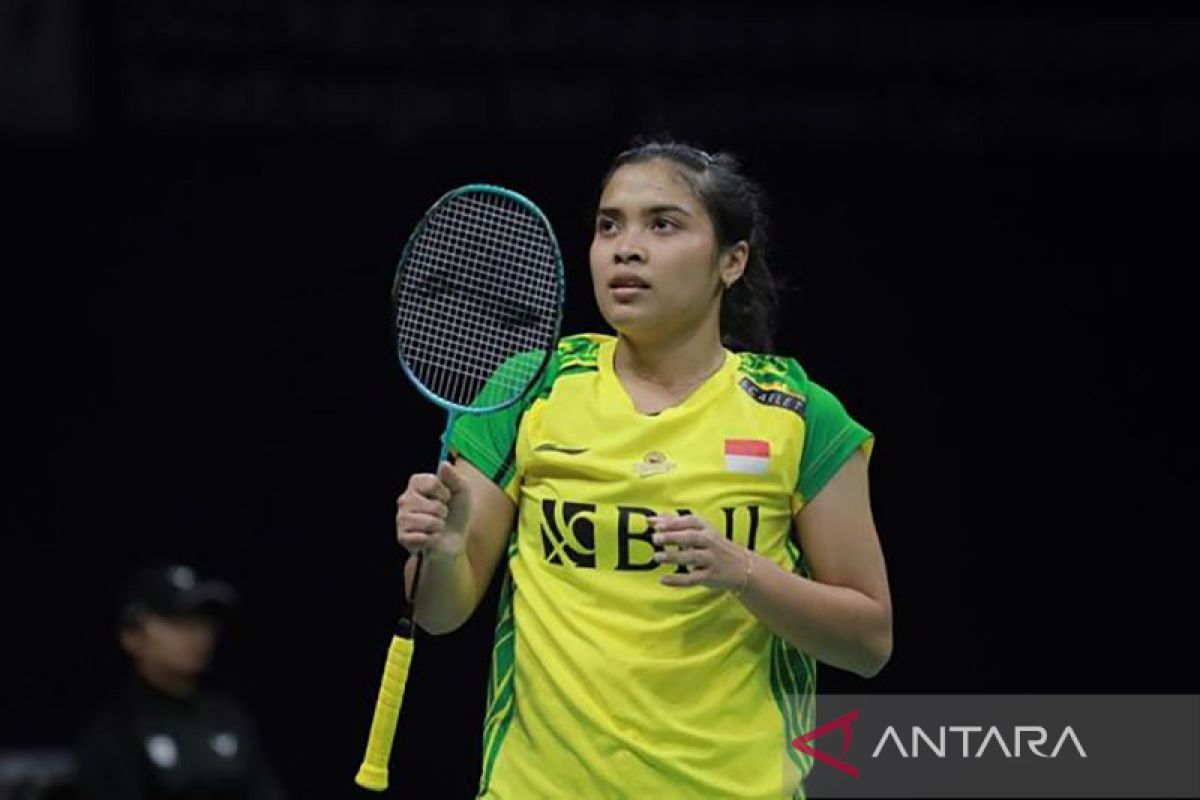 Bermain kurang maksimal, Gregoria raih kemenangan awal di Singapore Open 2023