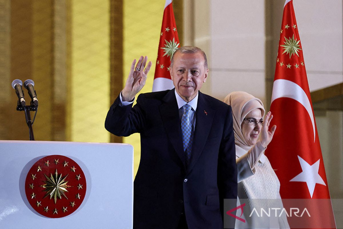 Presiden Erdogan lanjutkan kekuasaan di Turki