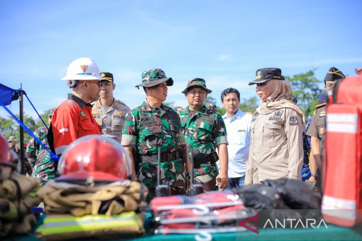 Pemkab Nagan Raya bersama TNI dan Polri gelar apel kesiapsiagaan bencana