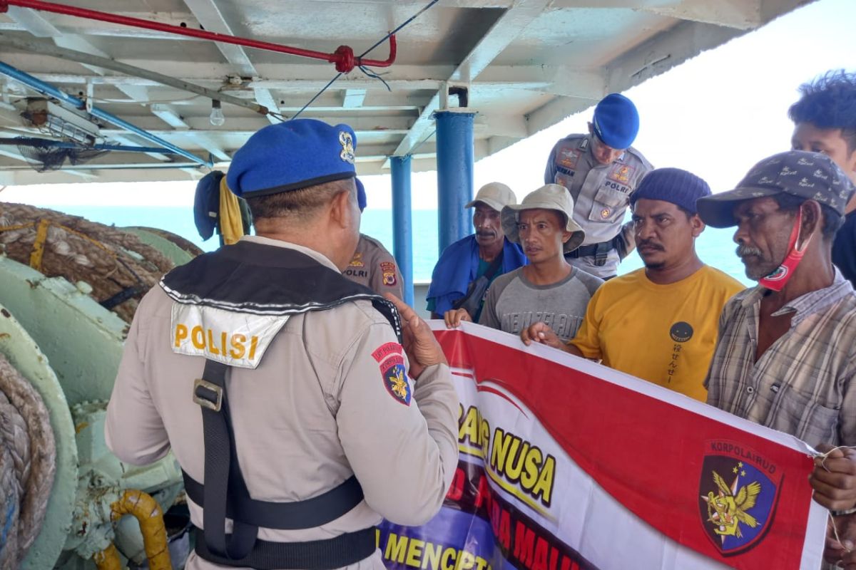 Polairud Polda Maluku imbau anak buah kapal antisipasi cuaca buruk