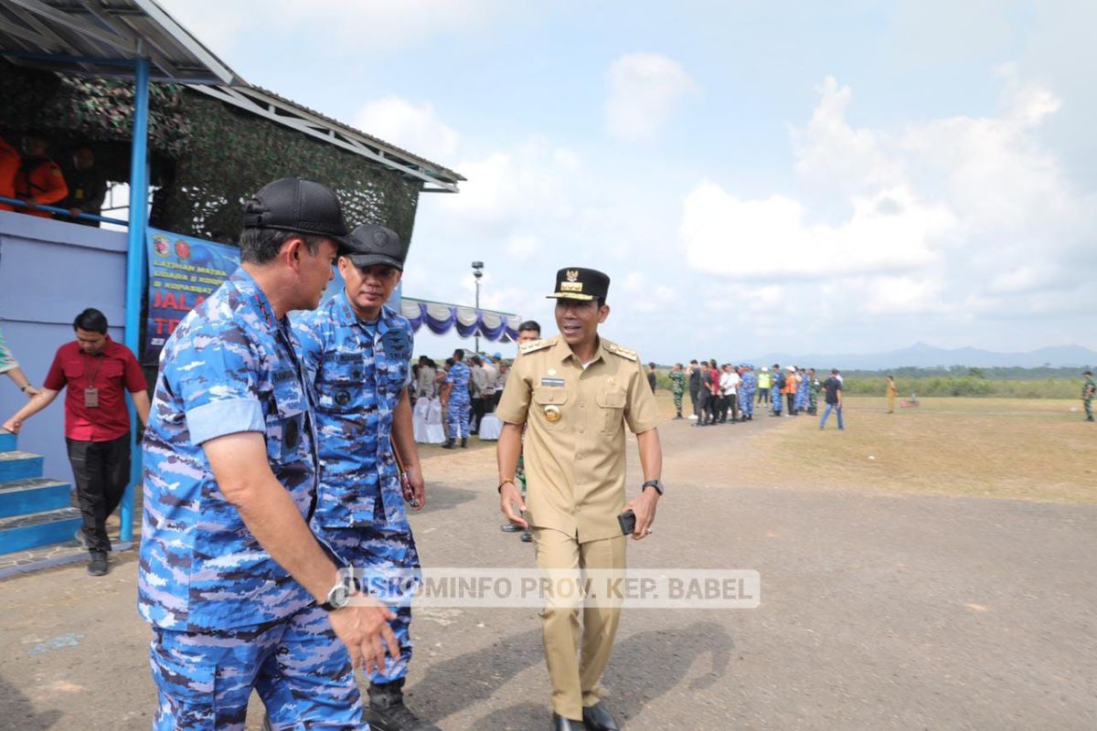Pj Gubernur Suganda dukung latihan Matra Udara Jalak Sakti