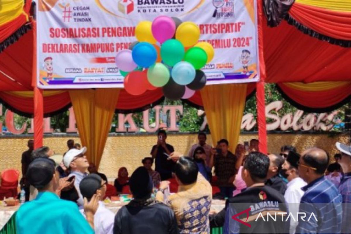 Bawaslu Kota Solok gelar deklarasi kampung pengawasan pemilu