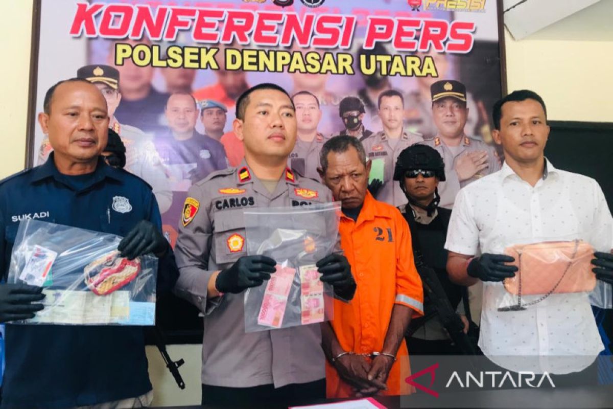 Polsek Denpasar Utara tahan residivis pencurian emas dan uang