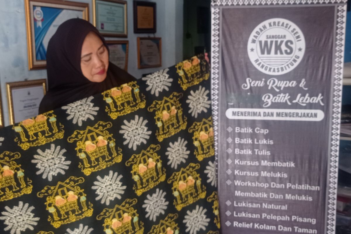 Pendapatan perajin batik lokal di Lebak melonjak