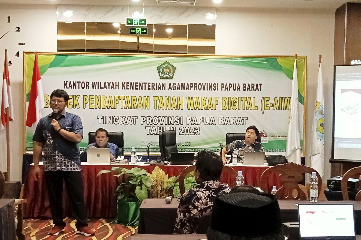 West Papua provides digital waqf registration technical assistance