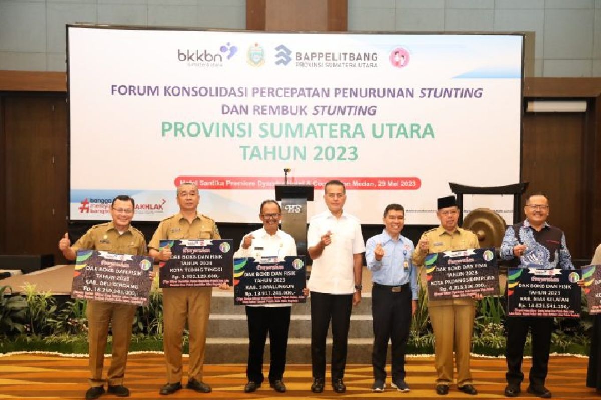 Wagub Sumut minta kepala daerah komitmen turunkan stunting tahun ini