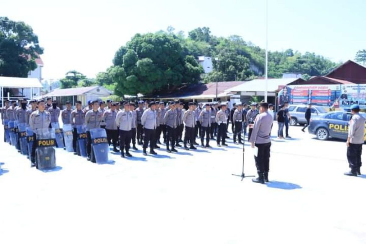 Polres Majene siapkan personil humanis amankan demonstrasi