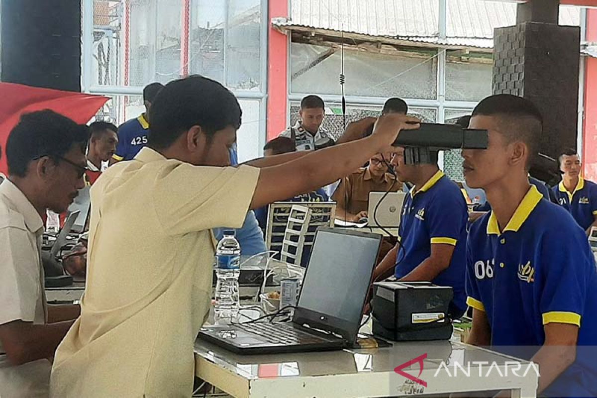 290 warga binaan Lapas Banda Aceh jalani pendataan kependudukan