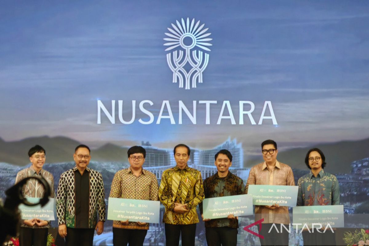 President announces new logo for Nusantara city