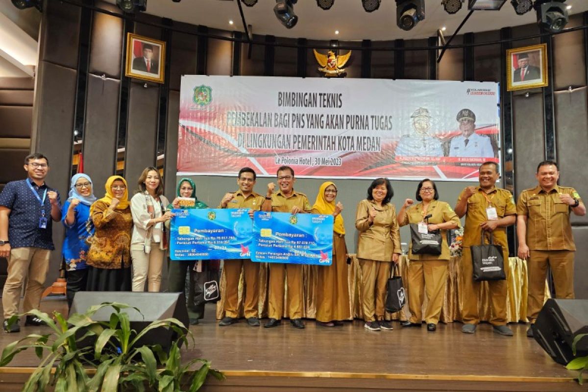 Mandiri Taspen edukasi perbankan untuk ASN purna tugas Pemkot Medan