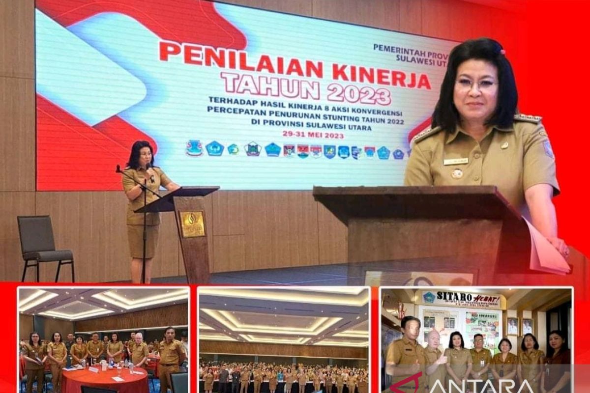 Bupati Sitaro paparkan materi aksi konvergensi percepatan penurunan stunting