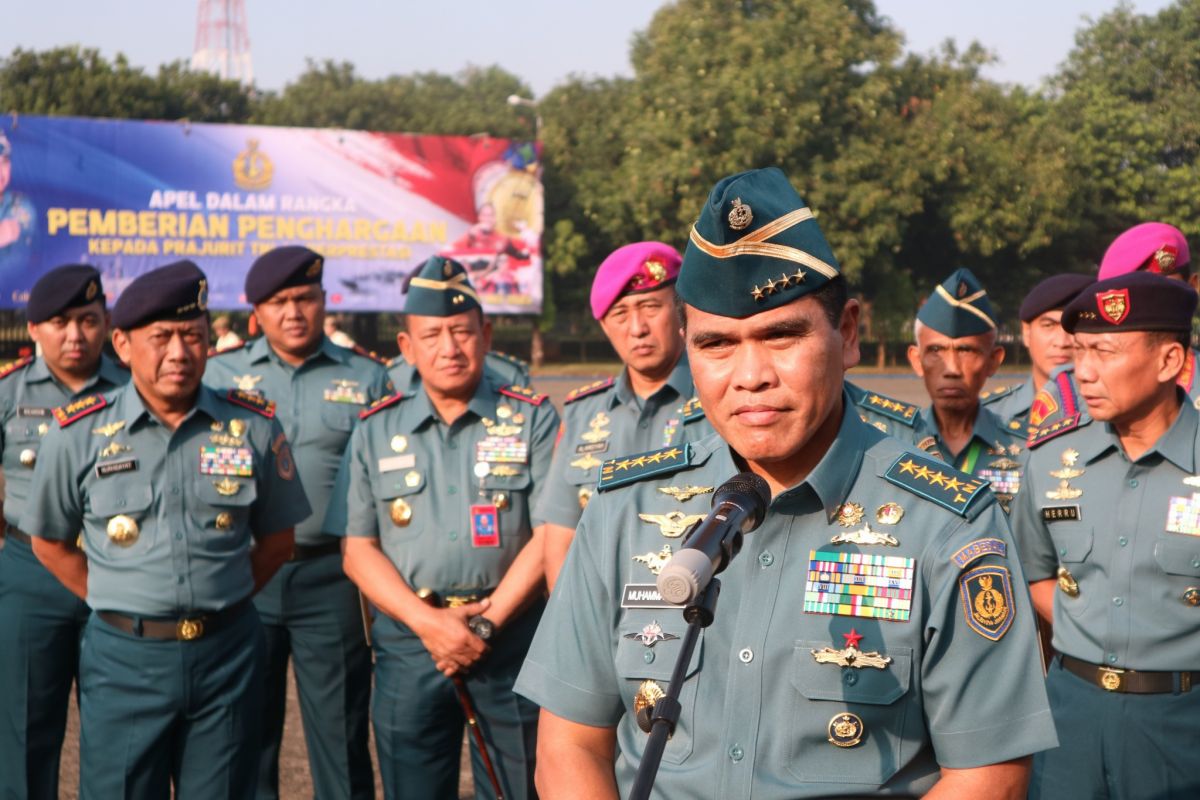 TNI AL beri penghargaan prajurit raih medali SEA  Games 2023