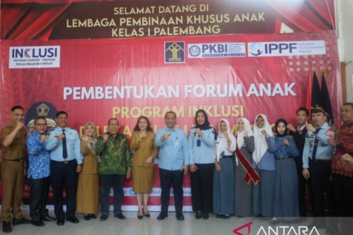 Forum Anak Program Inklusi dibentuk di Lapas  Anak Palembang