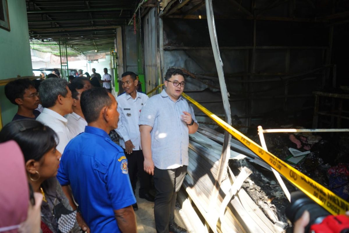 Pemkab Kediri segera lakukan perbaikan bangunan pascakebakaran pasar Gringging