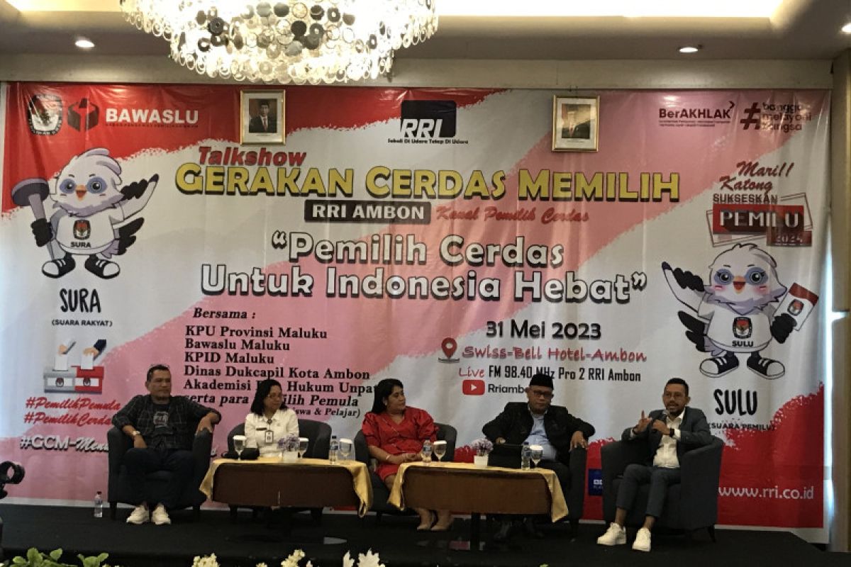 Rri Ambon Gelar Kegiatan Gerakan Cerdas Pemilih Sukseskan Pemilu 2024