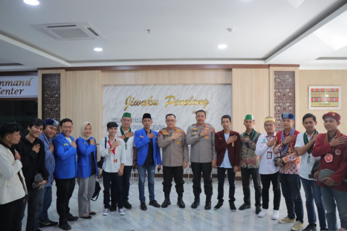 Pererat Silahturahmi, Kapolda Lampung terima audiensi Ketua OKP dan Presma BEM Wilayah Lampung