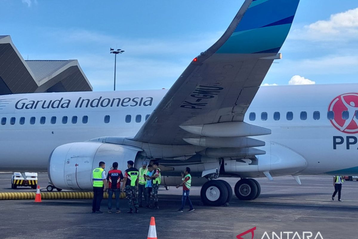 GM Bandara Samrat: Pesawat Garuda Manado-Jakarta alami gangguan mesin