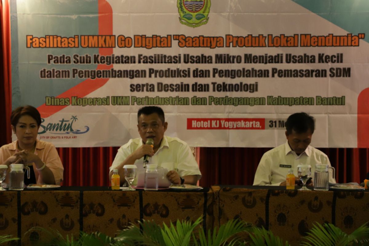 Dukung pelaku usaha mikro naik kelas, Bantul fasilitasi UMKM go digital