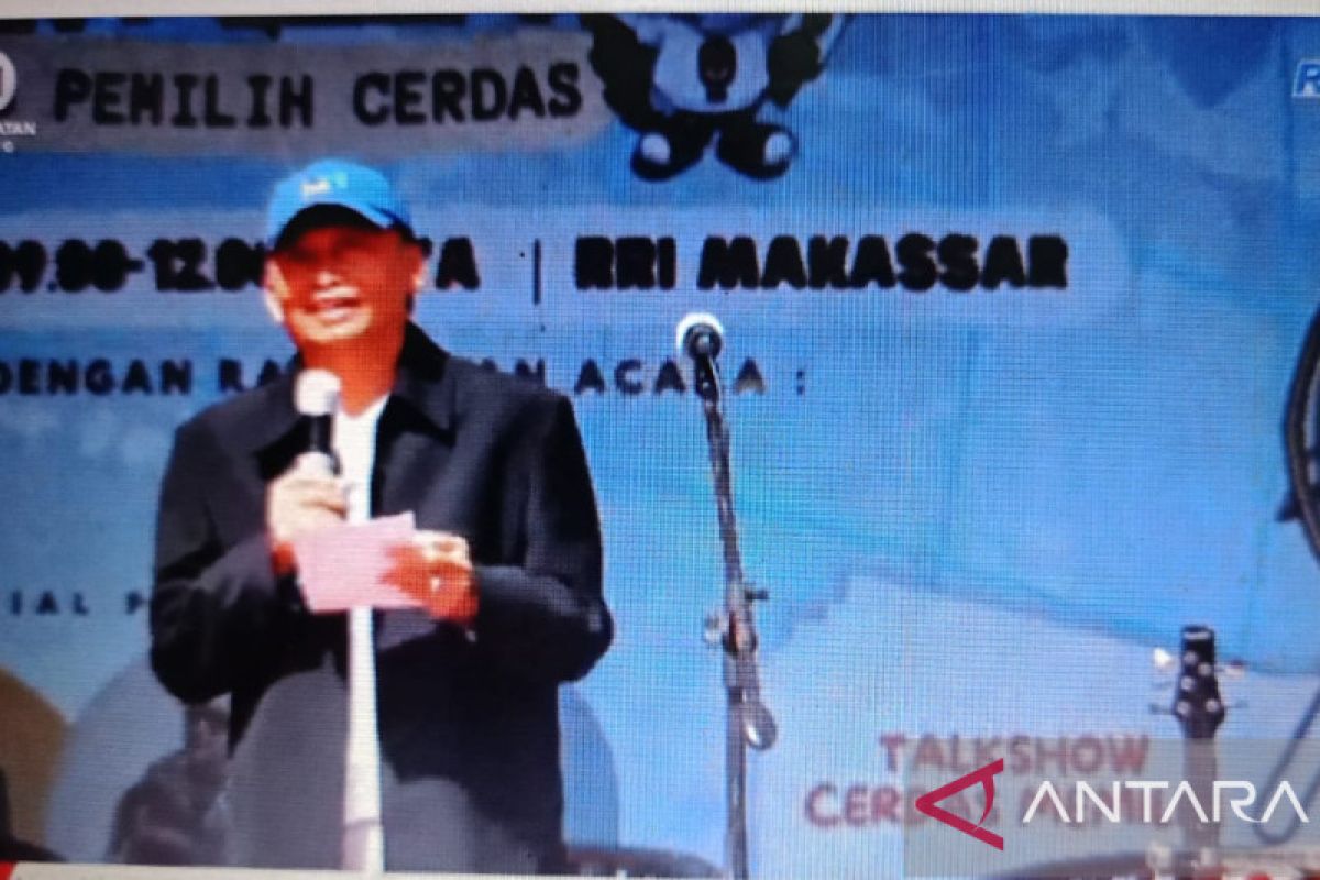 LPP RRI Makassar bersama mitra meluncurkan Gerakan Cerdas Memilih