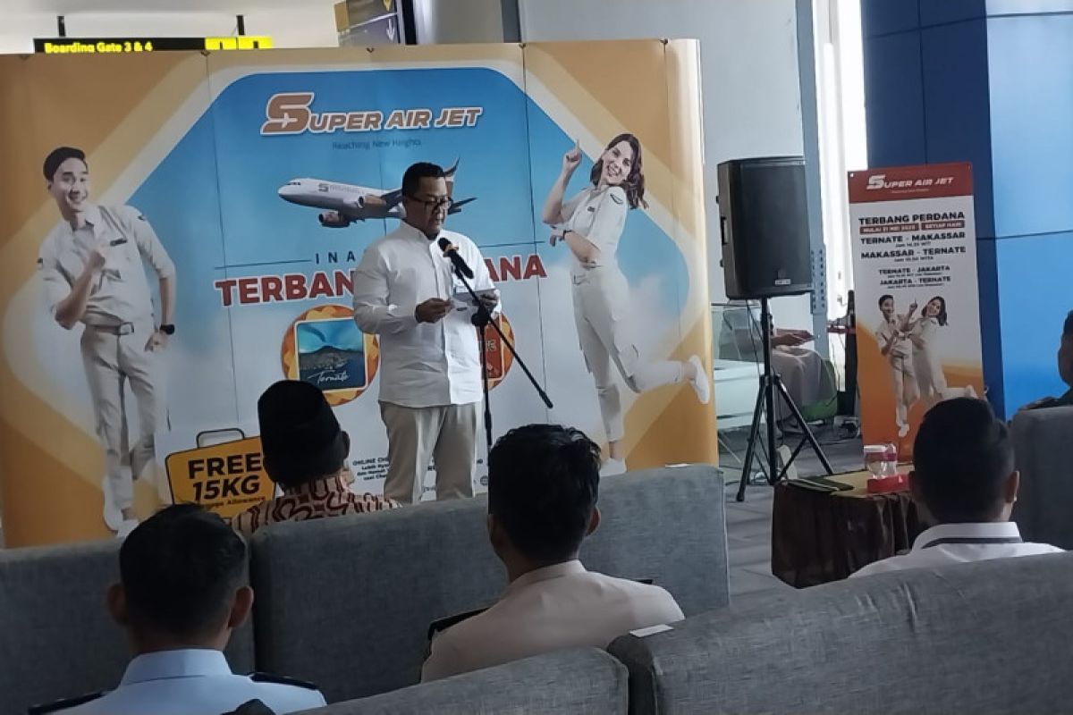 Super Jet Air resmi beroperasi layani penerbangan ke Maluku Utara