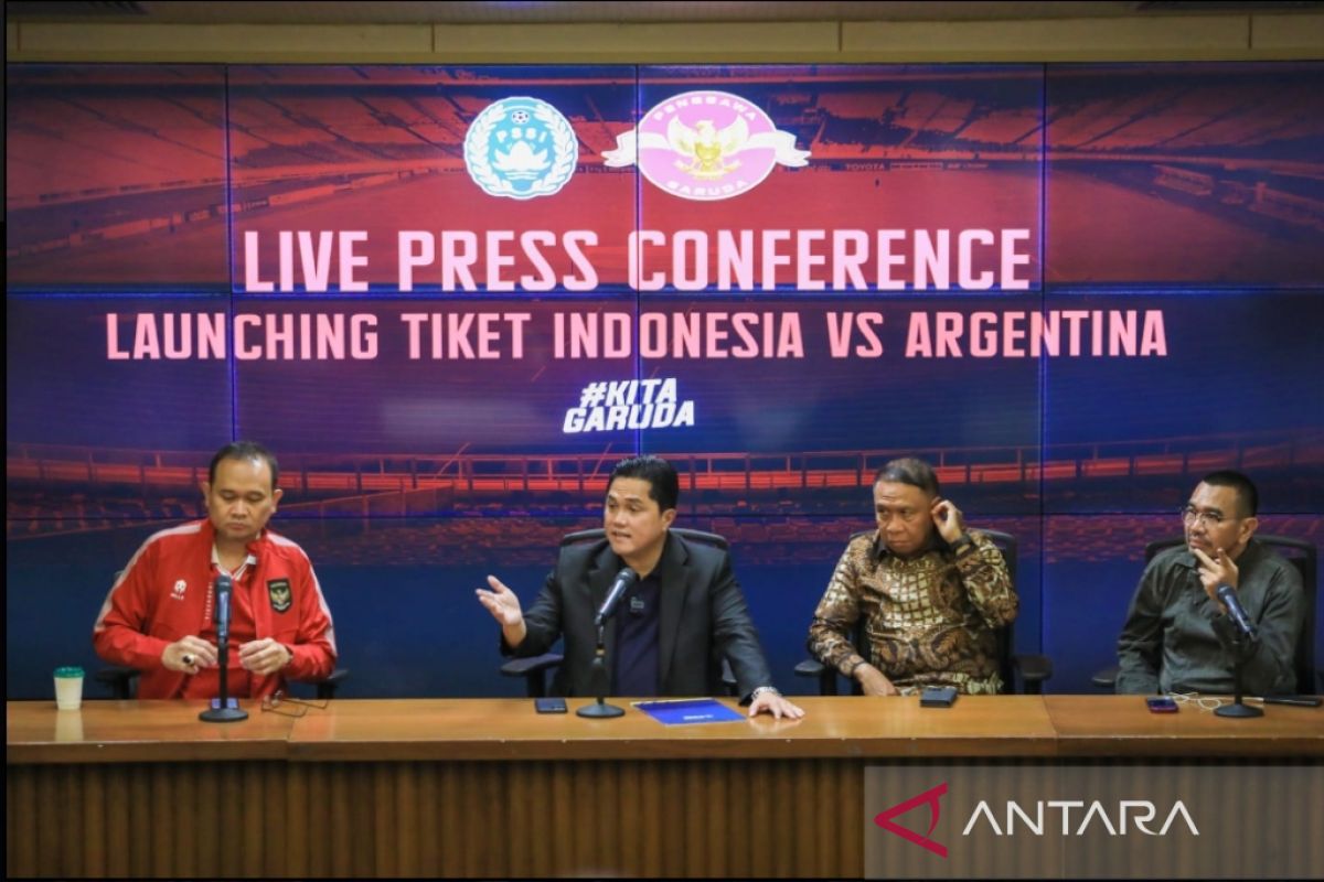 Jadi nasabah BRI, bisa beli tiket Indonesia vs Argentina 5 Juni 2023