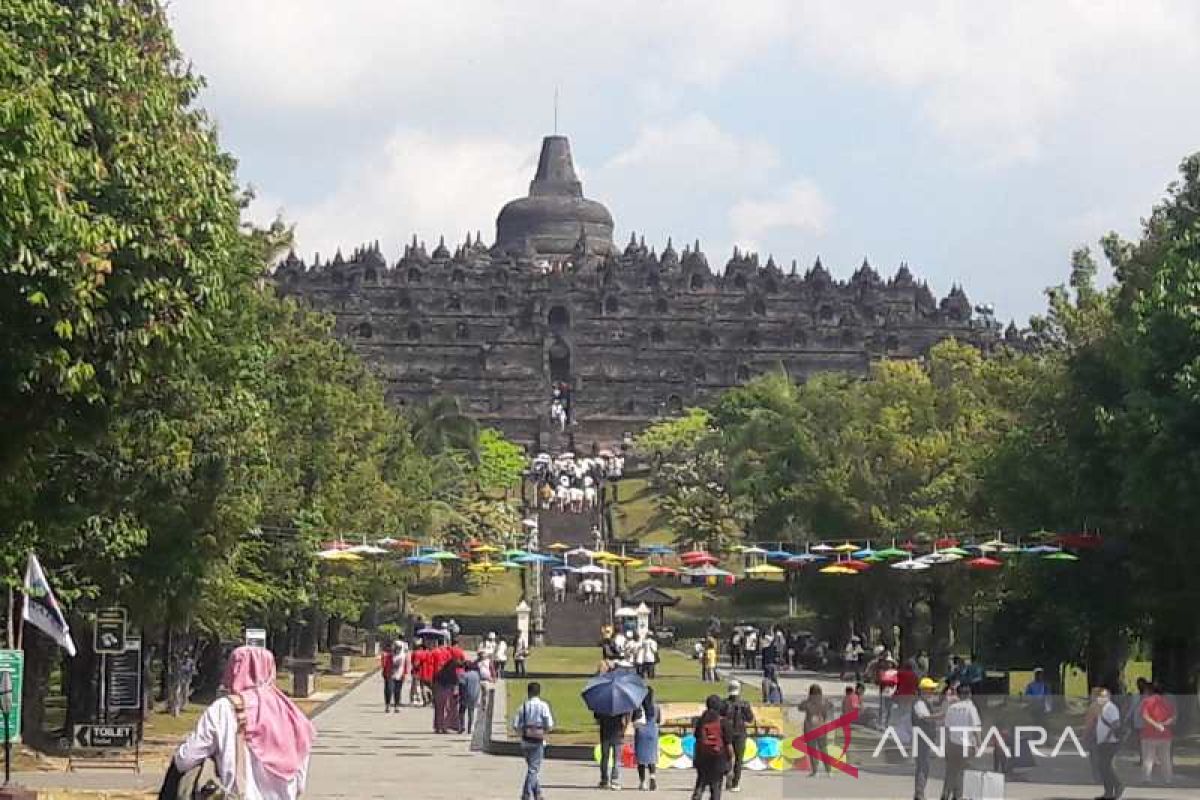 Candi Borobudur steril pengunjung pada 1 Juni pukul 13.00 WIB