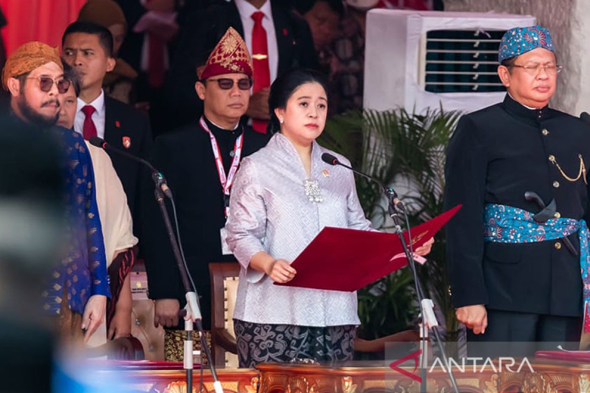 Ketua DPR bacakan Naskah UUD 1945 di Upacara Hari Lahir Pancasila