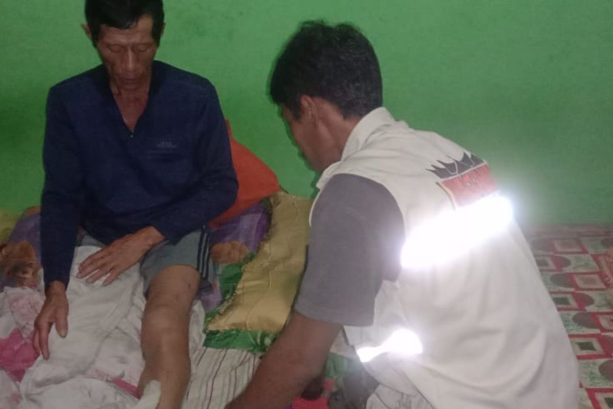 Warga Agam Sumatera Barat diserang buaya saat mencari ikan