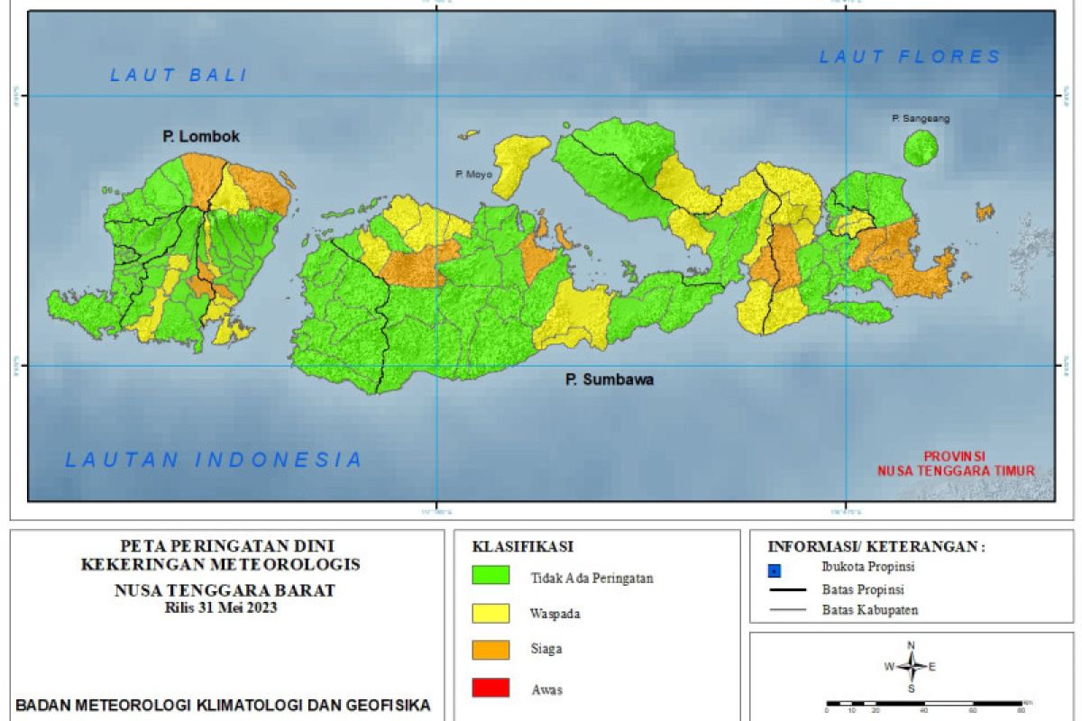 Waspada siaga kekeringan di wilayah NTB, ini data wilayahnya!