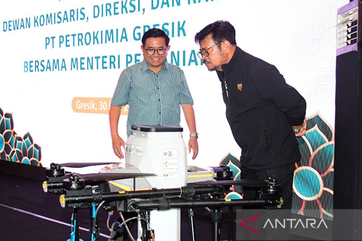 Mentan apresiasi program "Smart Precision Farming" Petrokimia Gresik