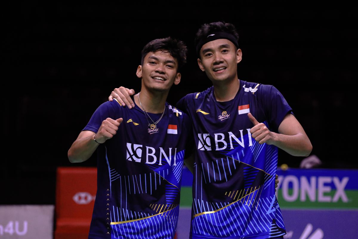 Ganda putra Bagas/Fikri susul Minions ke semifinal Thailand Open 2023