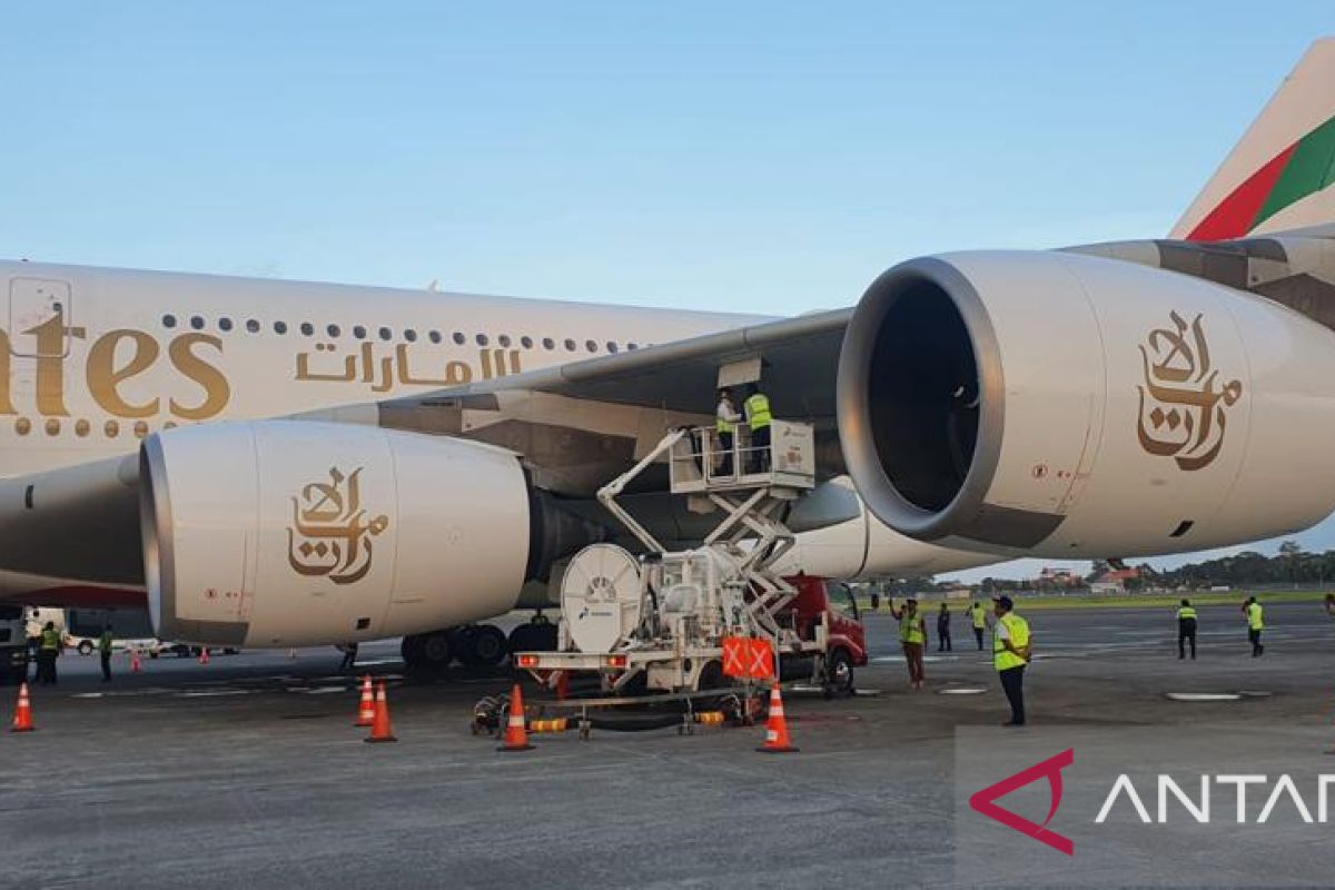 Pertamina pasok avtur 118 kiloliter untuk A380 di Bali