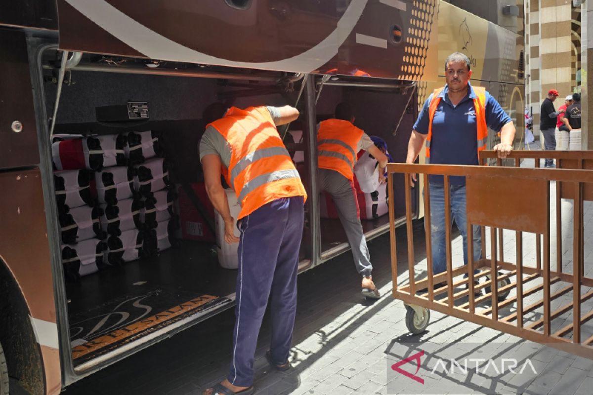 PPIH's truck to bring Hajj pilgrims' belongings left at hotels