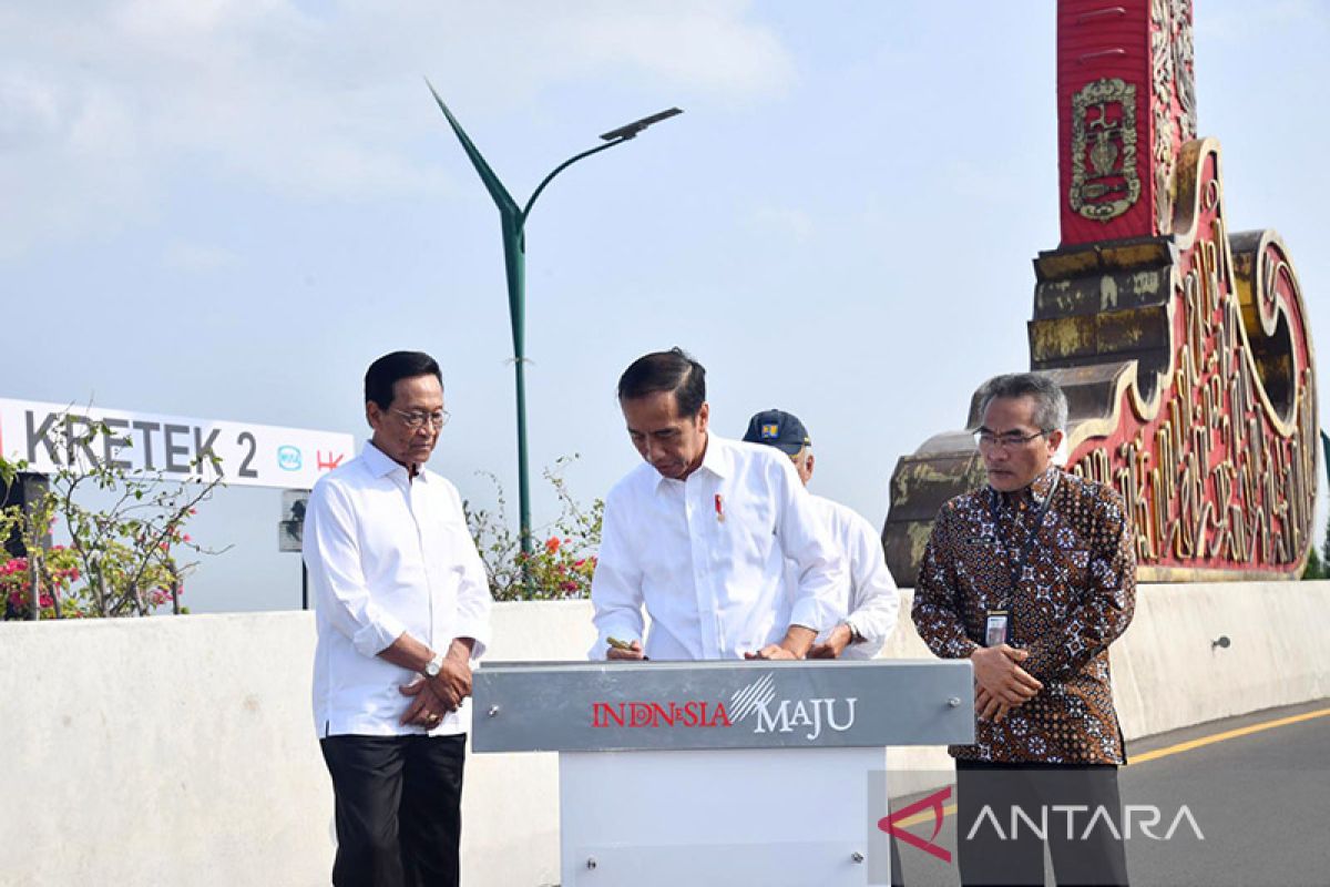Presiden Jokowi resmikan Jembatan Kretek II di Kabupaten Bantul