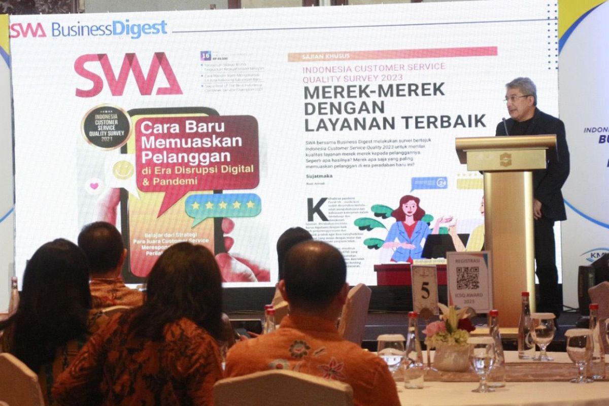 Ratusan merek nasional diganjar penghargaan layanan pelanggan terbaik