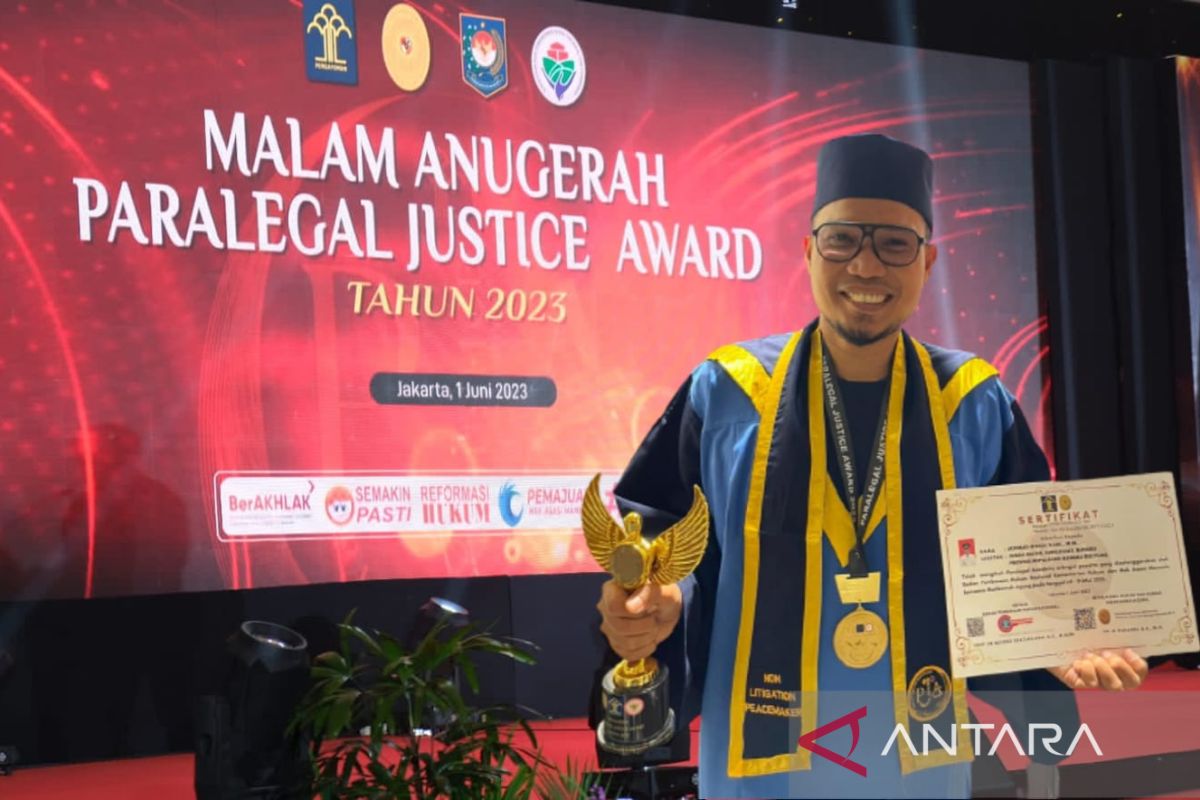 Kelurahan Jelitik Bangka berhasil raih Paralegal Justice Award 2023