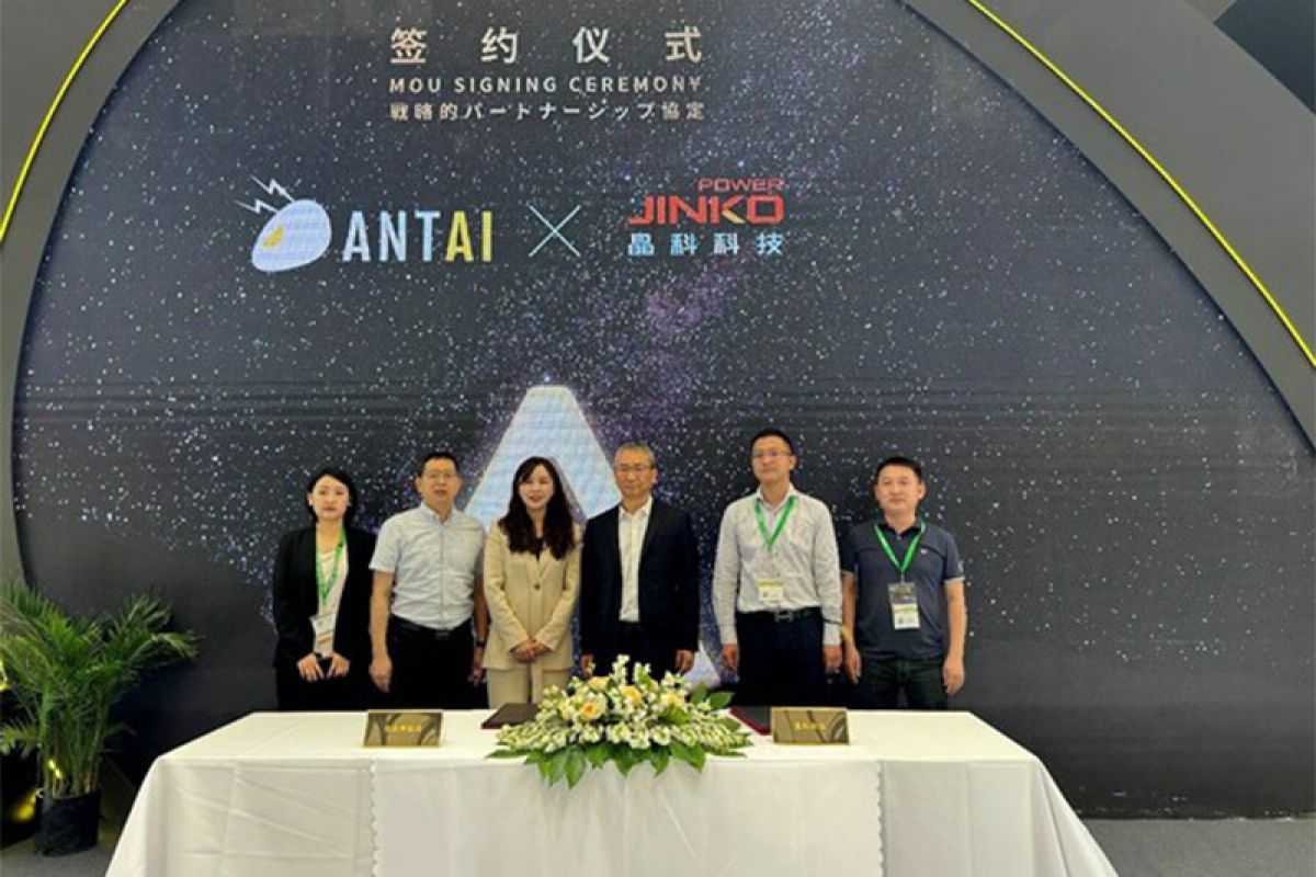 Antaisolar dan Jinko Technology rintis kerja sama strategis berskala global di SNEV 2023