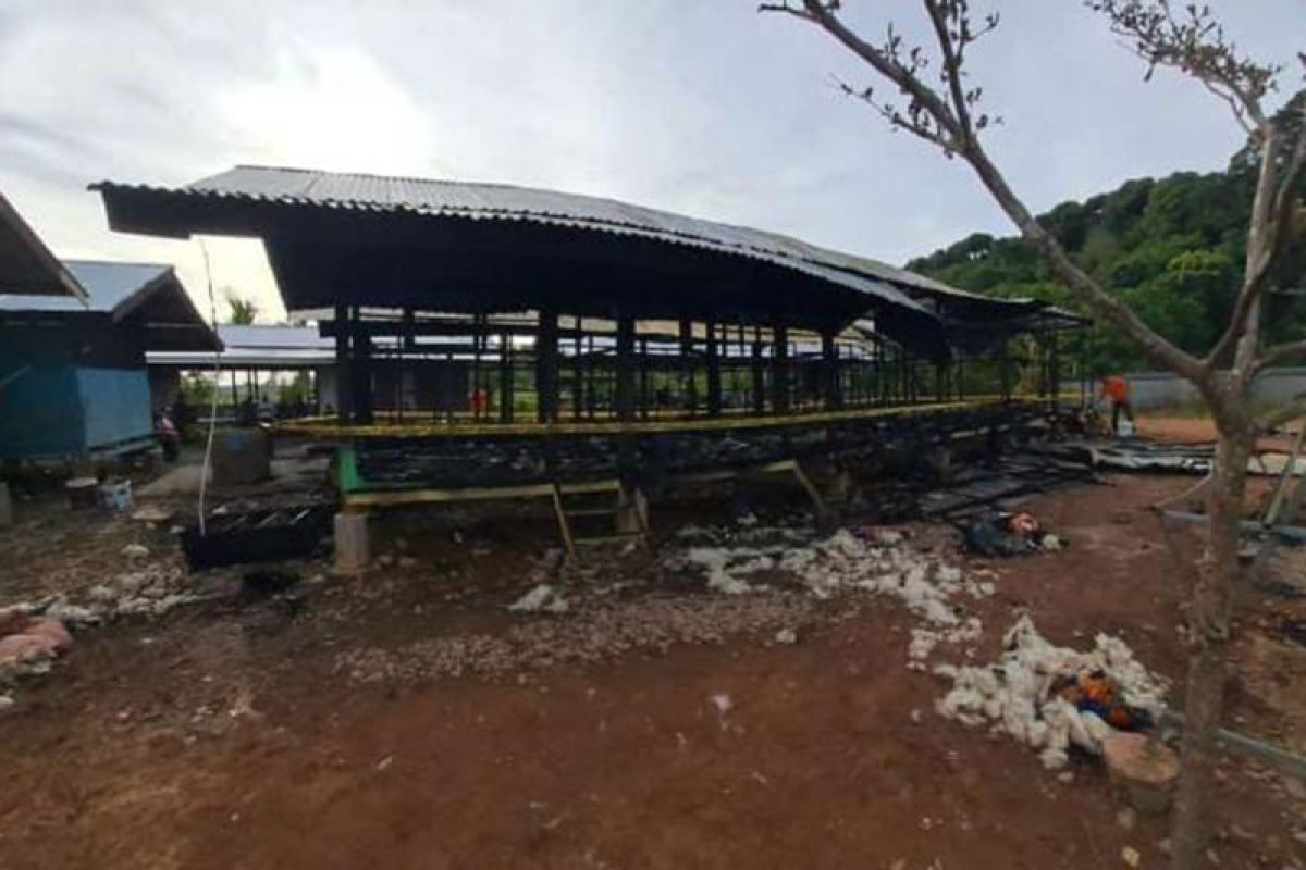 Pondok penginapan santri di Aceh Selatan terbakar