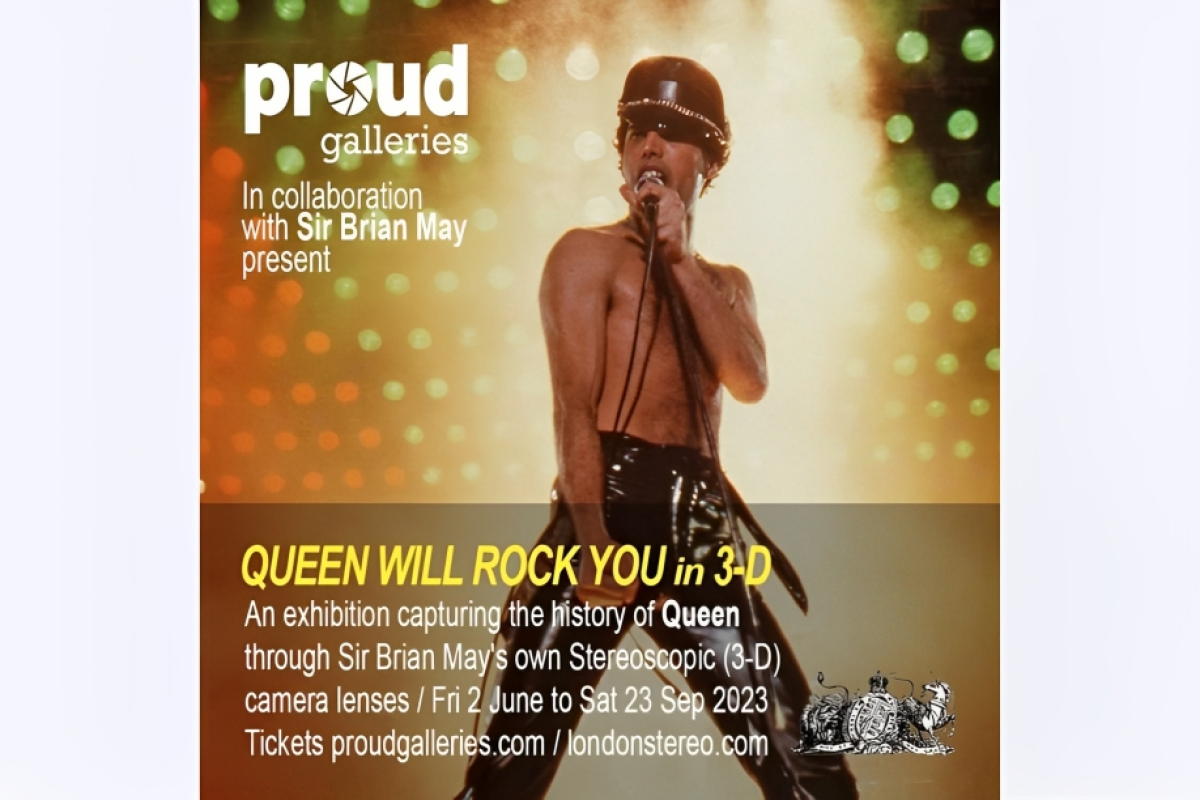 Gitaris Queen gelar pameran foto "Queen Will Rock You in 3-D"