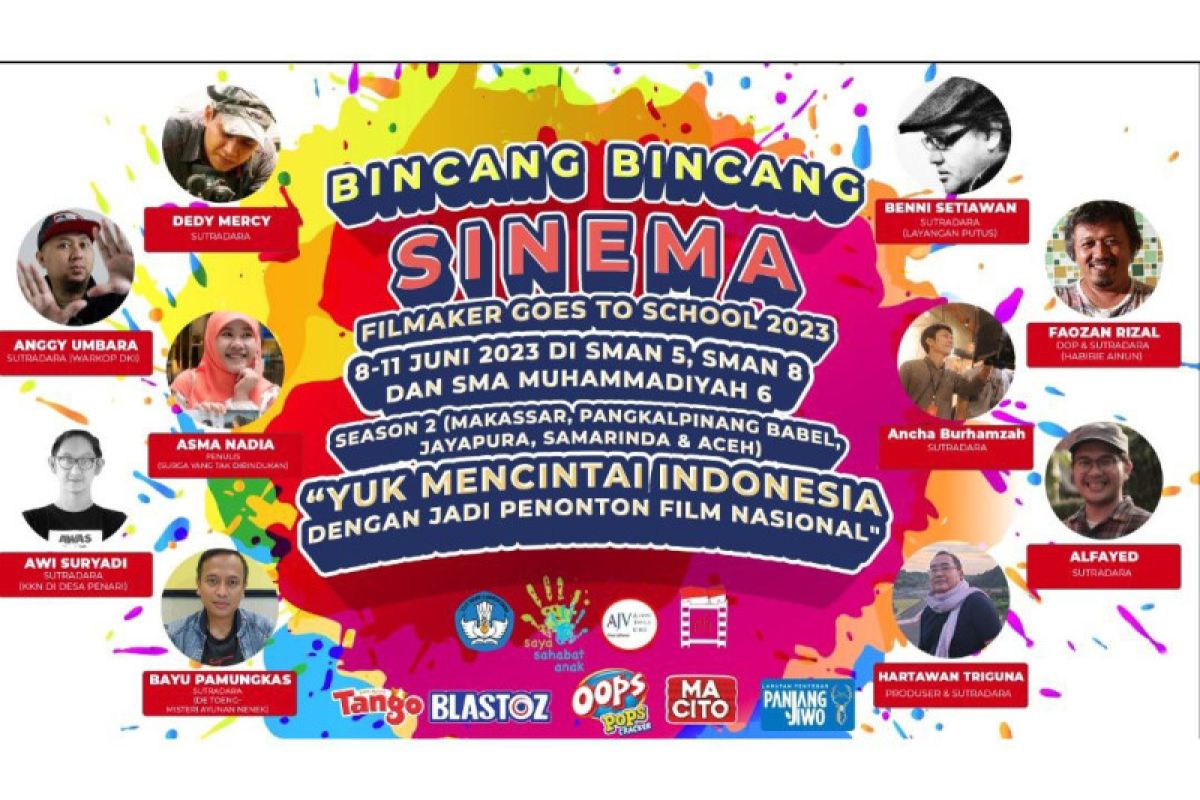 Digelar, "Filmmaker Goes To School" di lima kota