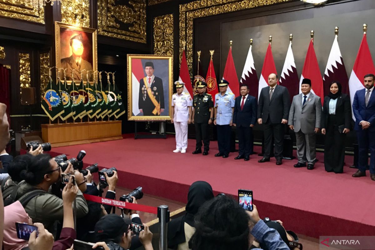Prabowo dan Menhan Qatar sepakat perkuat kerja sama pertahanan