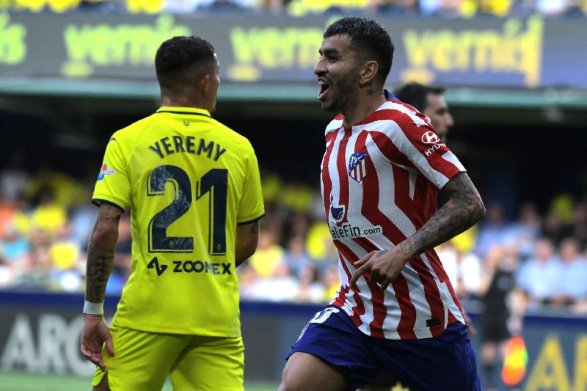 Liga Spanyol: Imbang 2-2 kontra Villarreal, Atletico Madrid peringkat ketiga