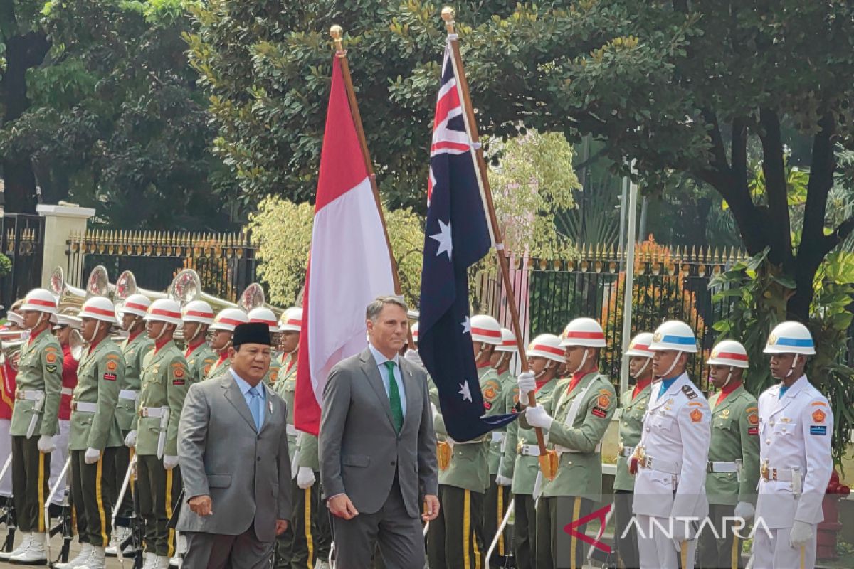 Menhan Prabowo terima kunjungan resmi Wakil PM Australia